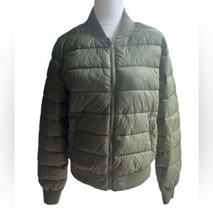 Anthropology Garage Puffer Bomber jacket- LG